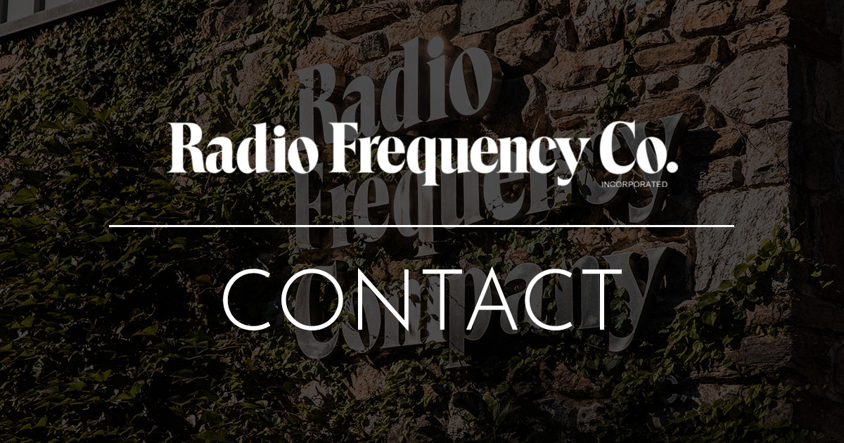 Contact Radio Frequency Co.